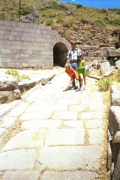 Assos, Roman Road to Theater